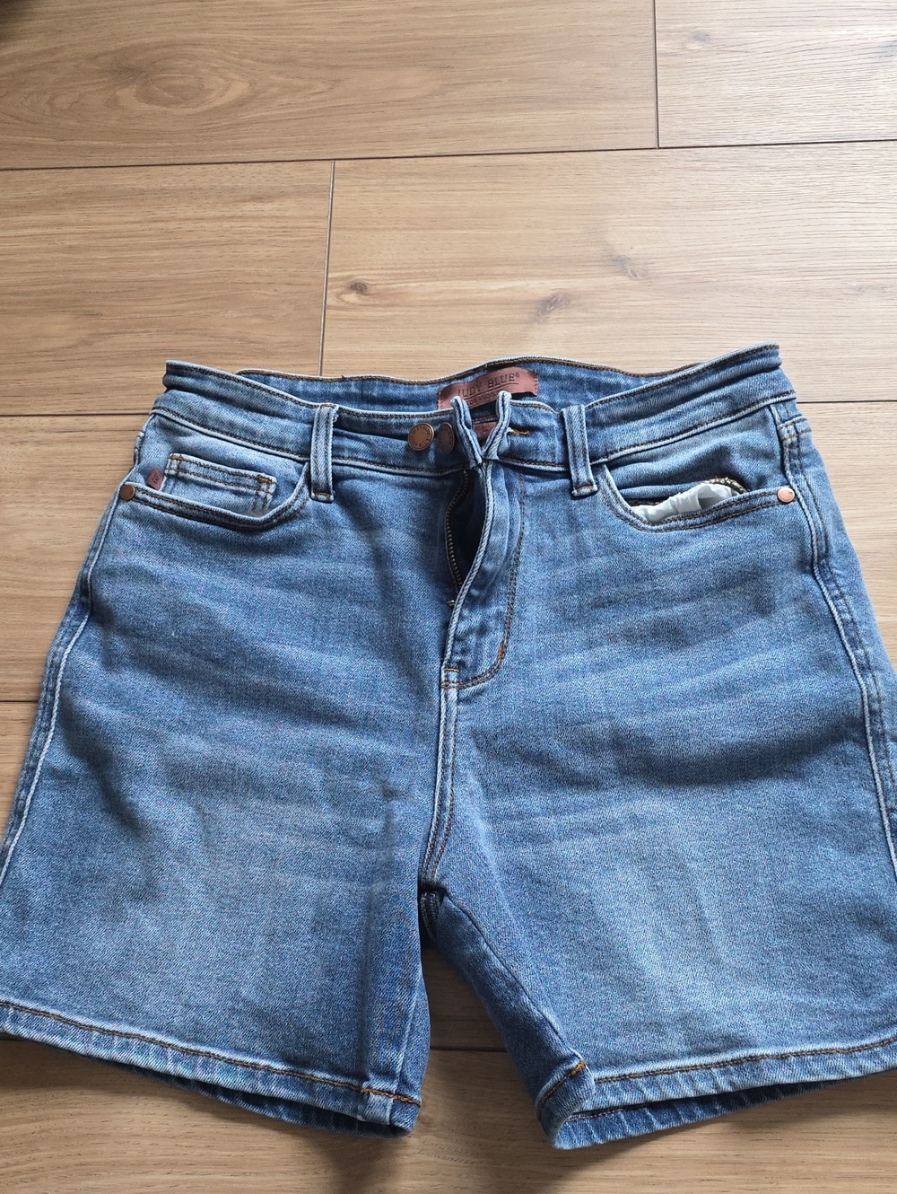 Judy Blue Light Blue High-Rise Denim Shorts